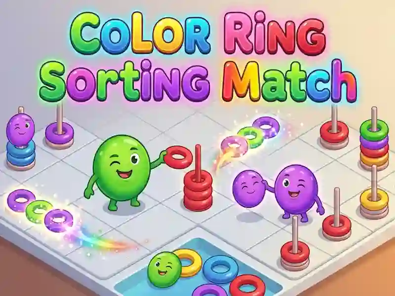 Permainan Color Ring Sorting Match talian