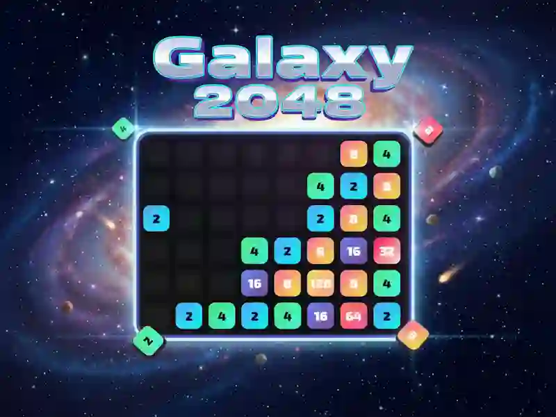 Permainan Galaxy 2048 talian