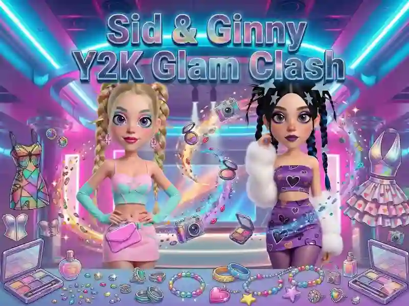 Permainan Sid & Ginny Y2K Glam Clash talian