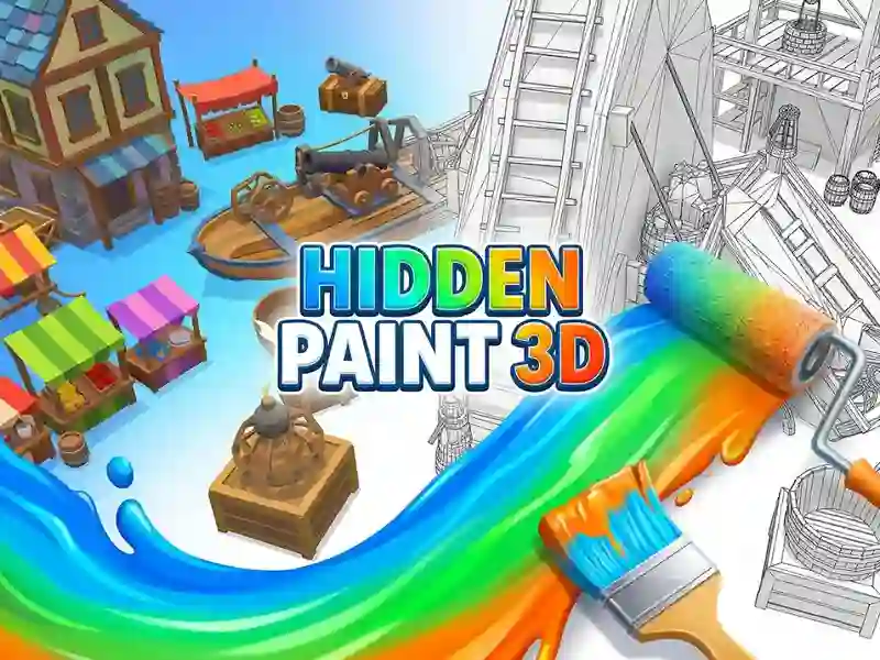 Permainan Hidden Paint 3D talian
