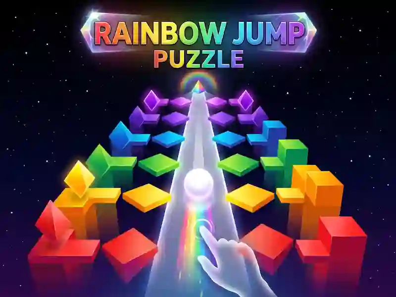 Permainan Rainbow Jump Puzzle talian