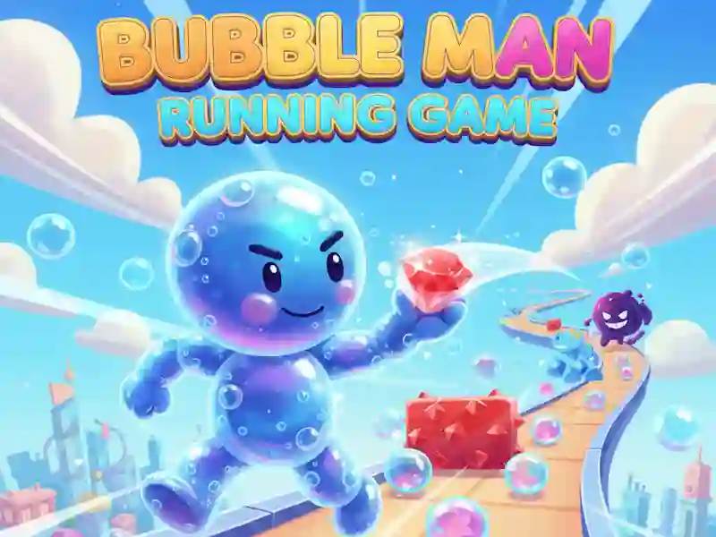 Permainan Permainan Bubble Man Running talian