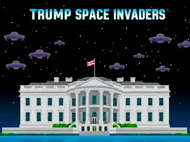 Permainan Trump Space Invaders talian