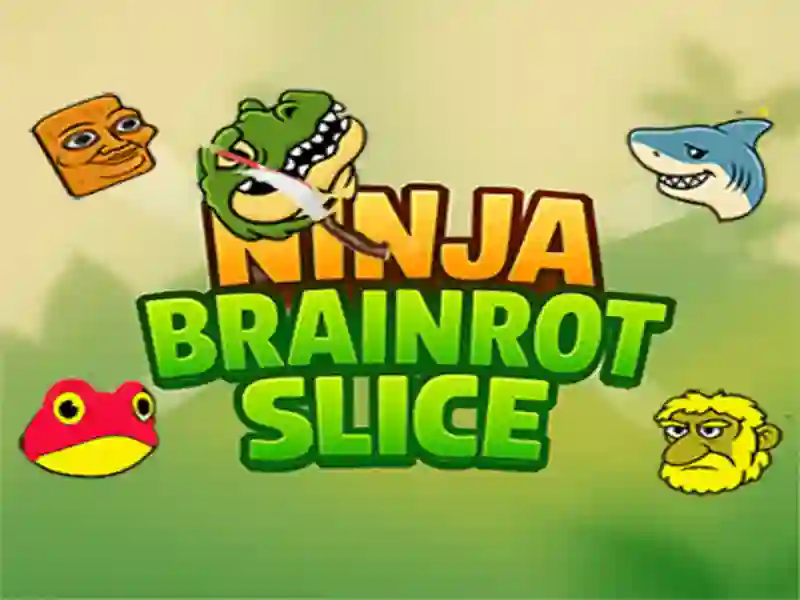 Permainan Ninja Brainrot Slice talian