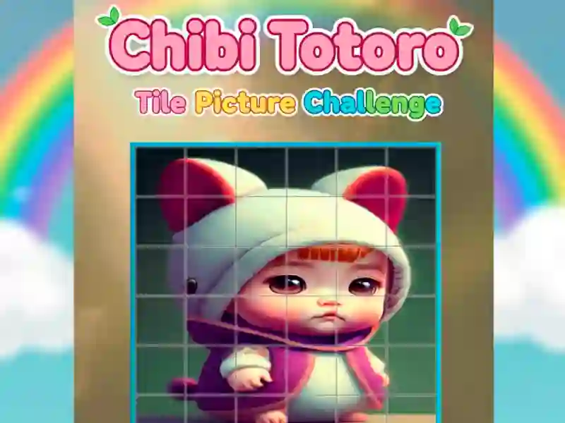 Permainan Cabaran Gambar Jubin Chibi Totoro talian