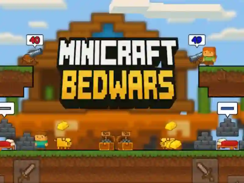 Permainan Minicraft Bedwars talian Permainan Minicraft Bedwars talian