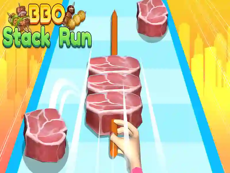 Permainan BBQ Stack Run talian Permainan BBQ Stack Run talian
