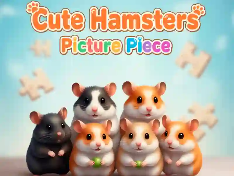 Permainan Sekeping gambar Hamster yang comel talian