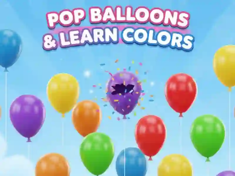 Permainan Belon Pop & Belajar Warna talian