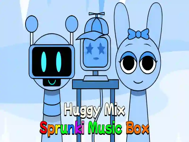 Permainan Kotak Muzik Sprunki Huggy Mix talian