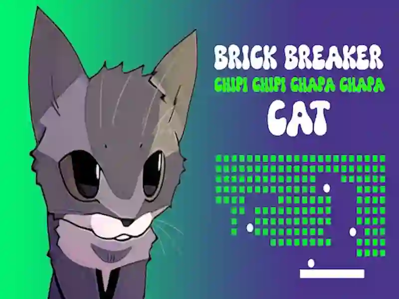 Permainan Breaker Brick Chipi Chipi Chola Chola Cat talian