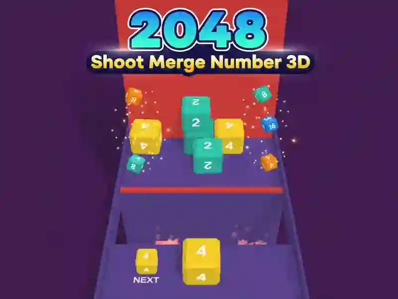 Permainan 2048 Tembak Nombor Gabungan 3D talian