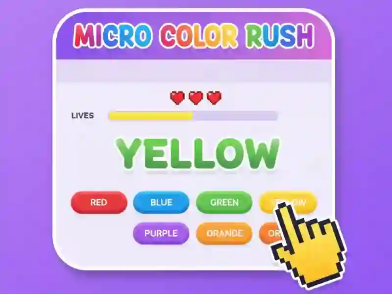 Permainan Rush warna mikro talian