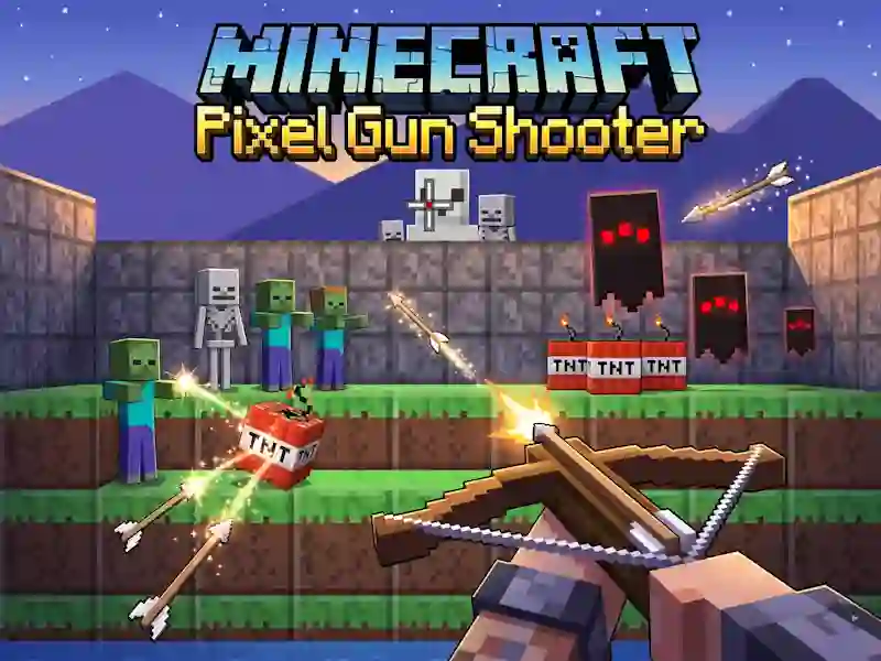 Permainan Minecraft Pixel Gun Shooter talian