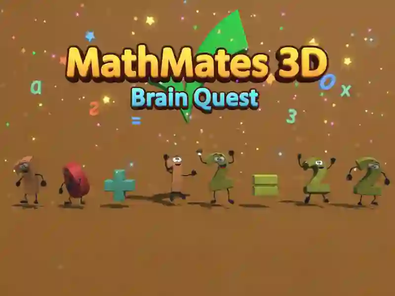 Permainan MathMates 3D: Pencarian Otak talian