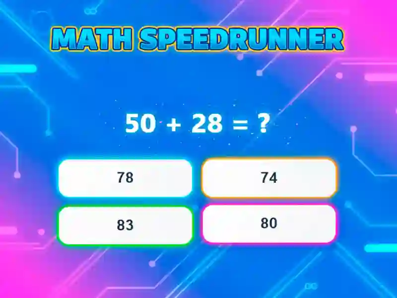 Permainan Math Speedrunner talian