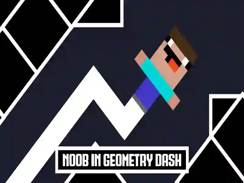 Permainan Noob dalam Geometry Dash talian