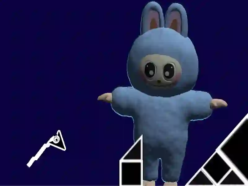 Permainan Labubu Geometry Dash talian