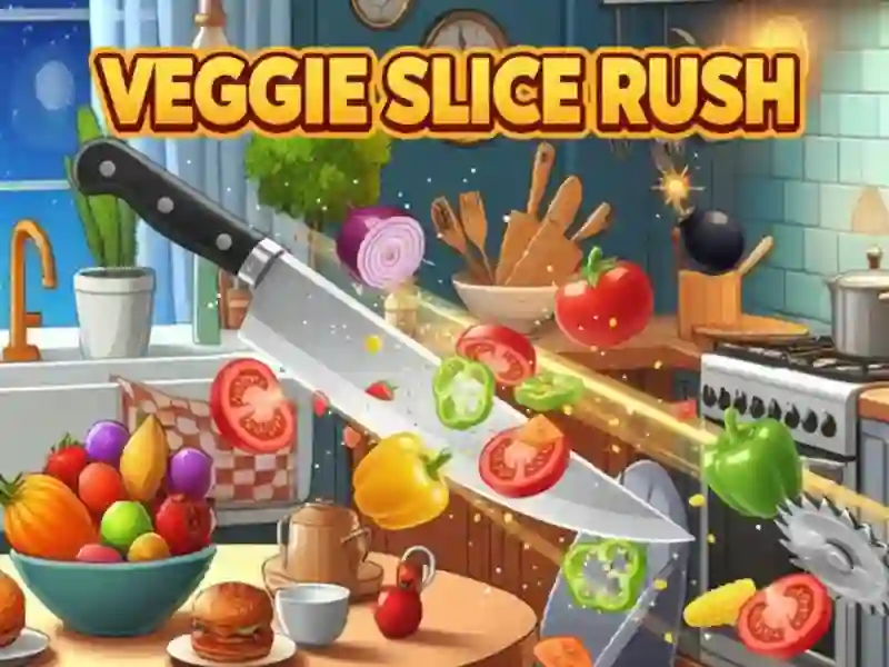 Permainan Tergesa-gesa Slice Veggie talian
