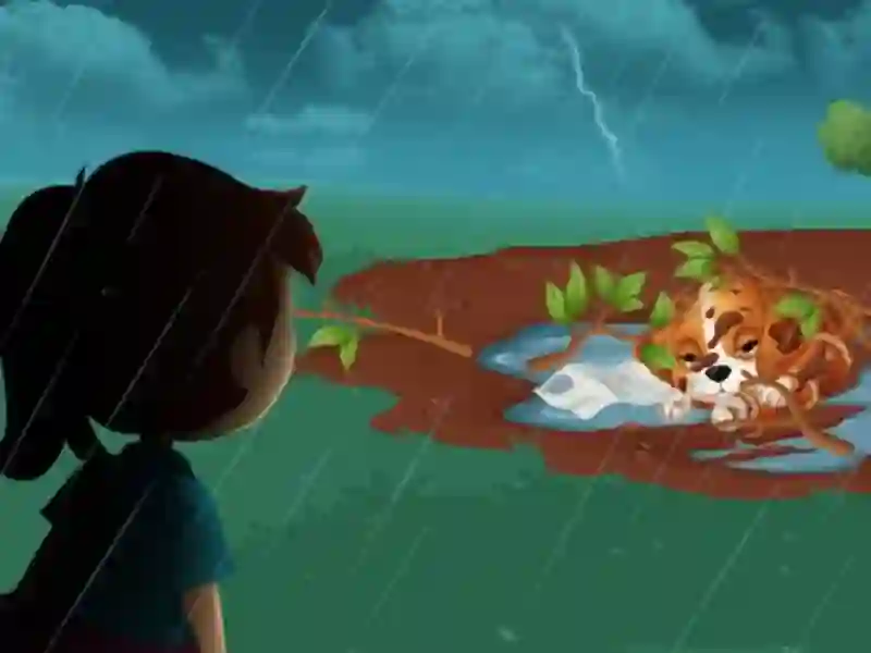 Permainan Penyelamat anak anjing yang hilang talian