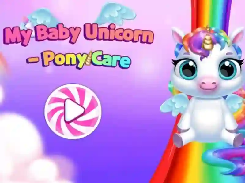 Permainan Penjagaan Pony Unicorn Bayi Saya talian
