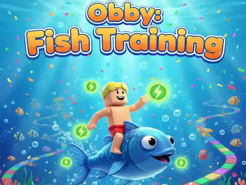 Permainan Obby: Latihan ikan talian