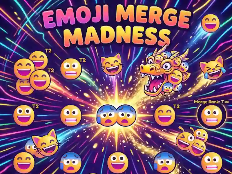 Permainan Emoji Merge Madness talian