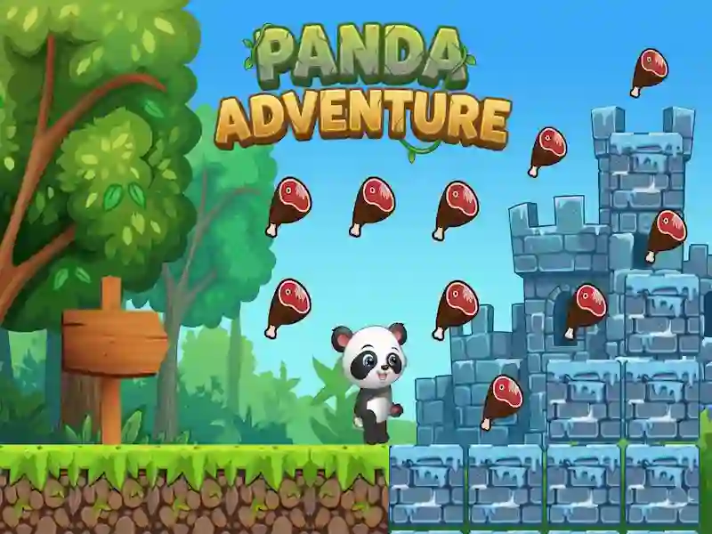 Permainan Panda Adventure talian