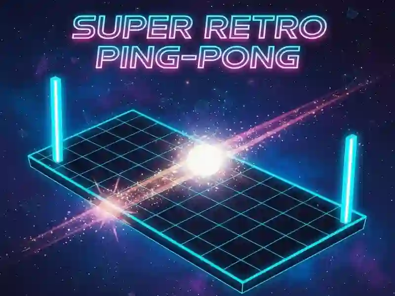 Permainan Super retro ping-pong talian