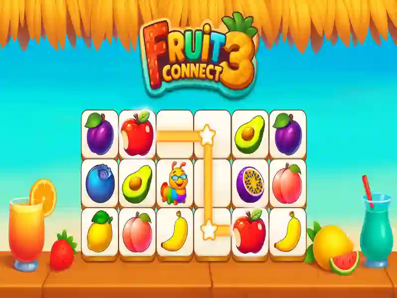Permainan Buah Sambungkan 3 talian