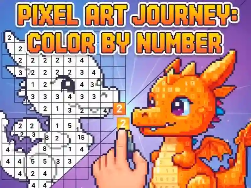 Permainan Lukis gambar dengan nombor Pixel Art talian