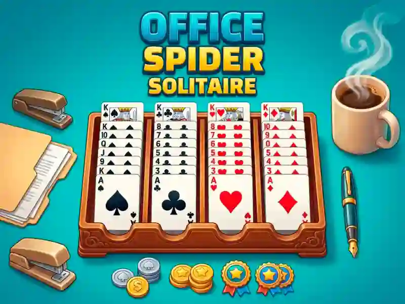 Permainan Office Spider Solitaire talian