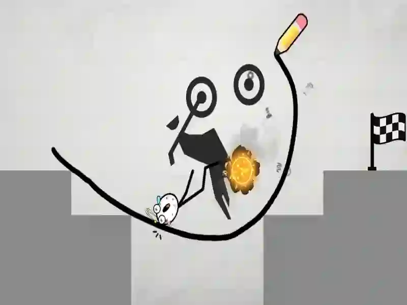 Permainan Lukis teka-teki jambatan talian