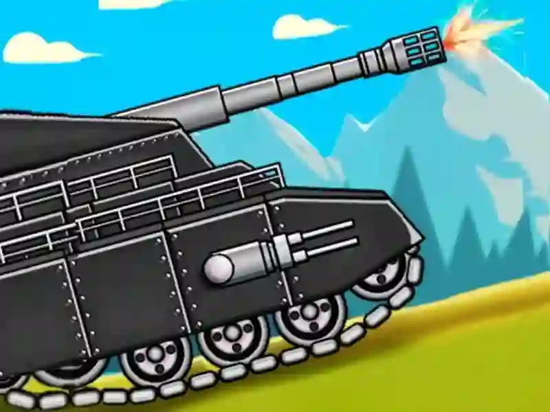 Permainan Tank Fury: Boss Battle 2D talian