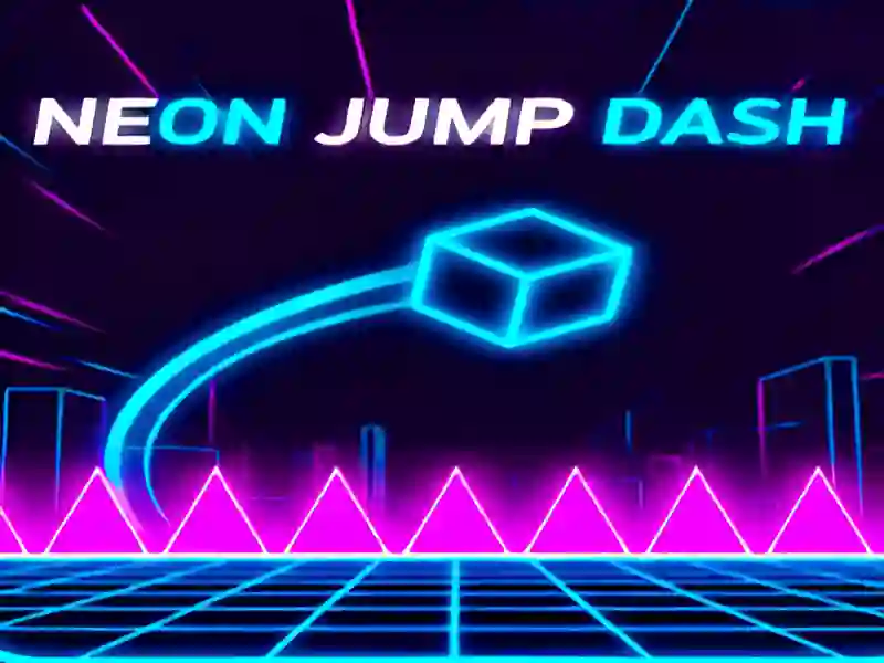 Permainan Neon Jump Dash talian