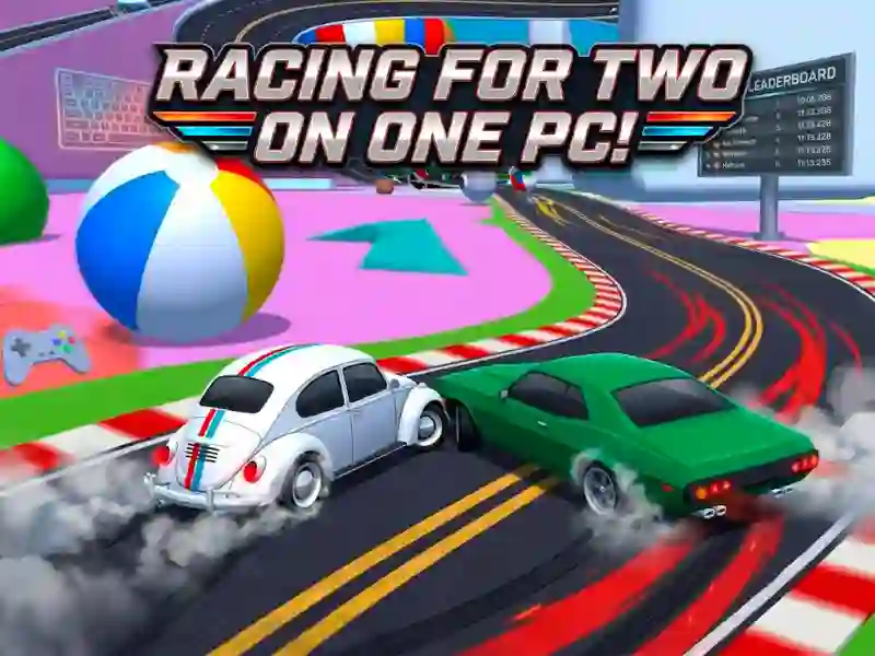 Permainan Racing for Two on One PC! talian