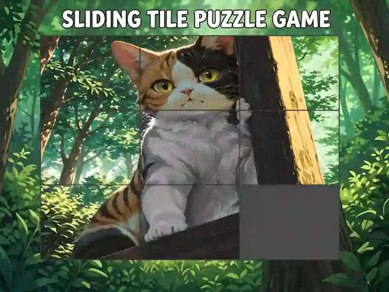 Permainan Sliding Tile Puzzle Game talian