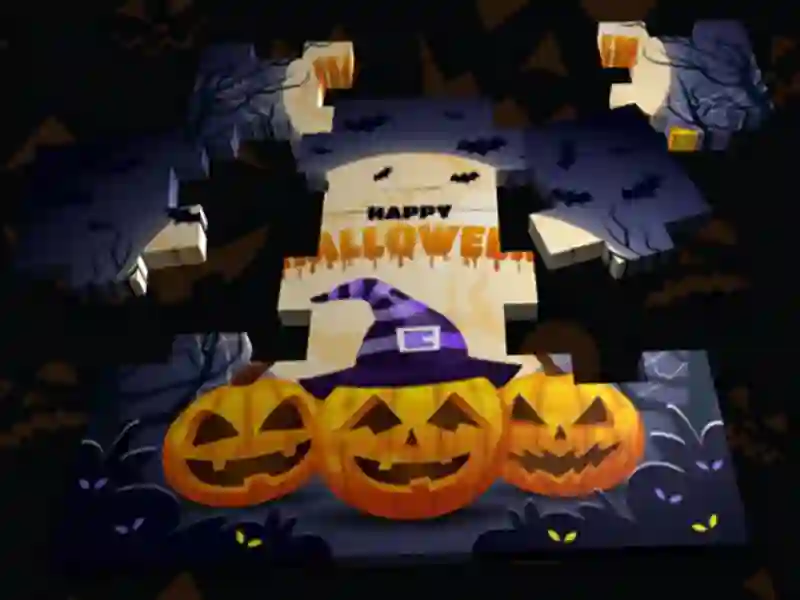 Permainan 3d Halloween Jigsaw talian