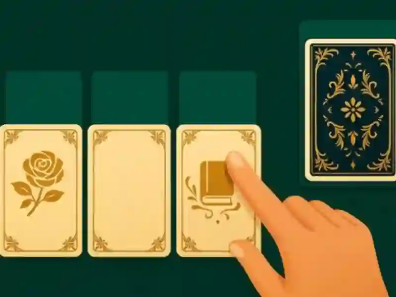 Permainan Solitaire. Penyortiran Kad talian