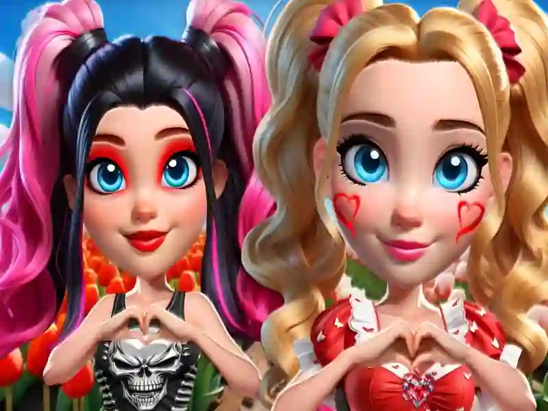 Permainan Hati yang bersemangat glamor vs punk talian