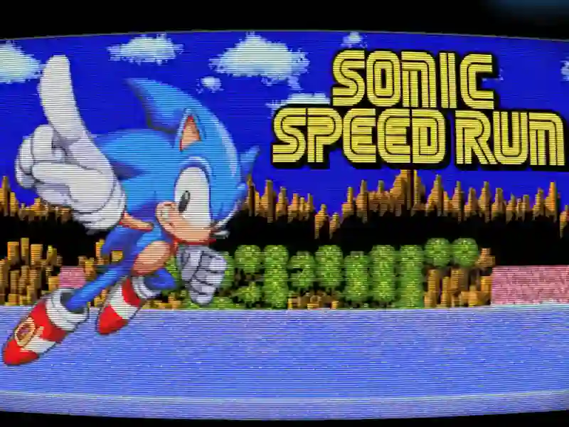 Permainan Larian Kelajuan Sonic talian