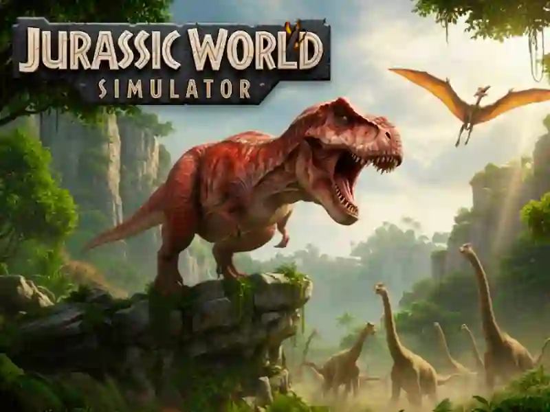 Permainan Simulator Dunia Jurassic talian