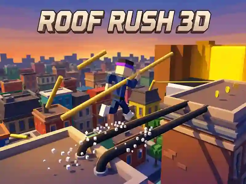 Permainan Roof Rush 3D talian