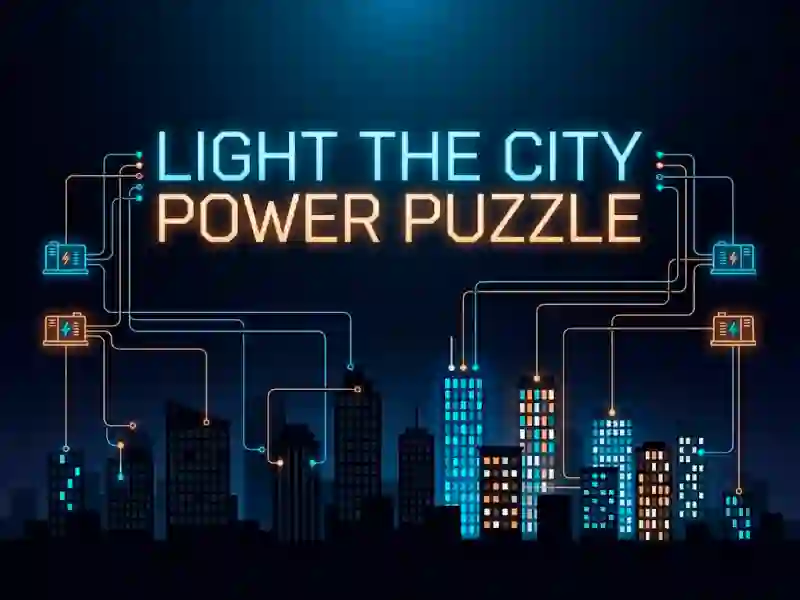 Permainan Light the City Power Puzzle talian