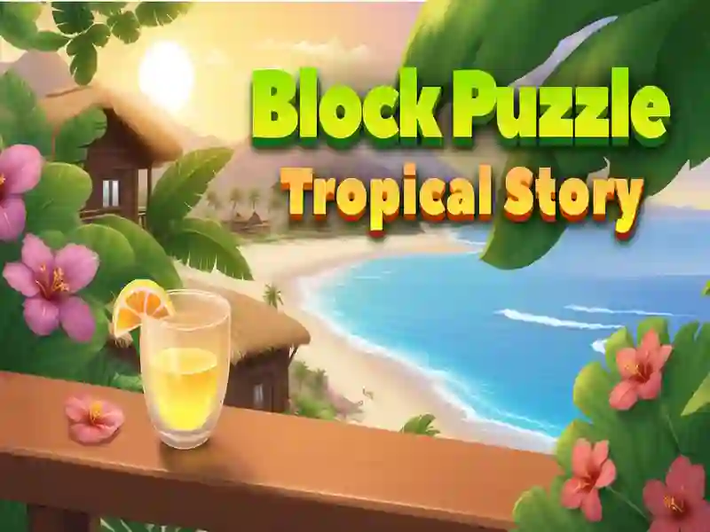 Permainan Blok cerita tropika teka-teki talian