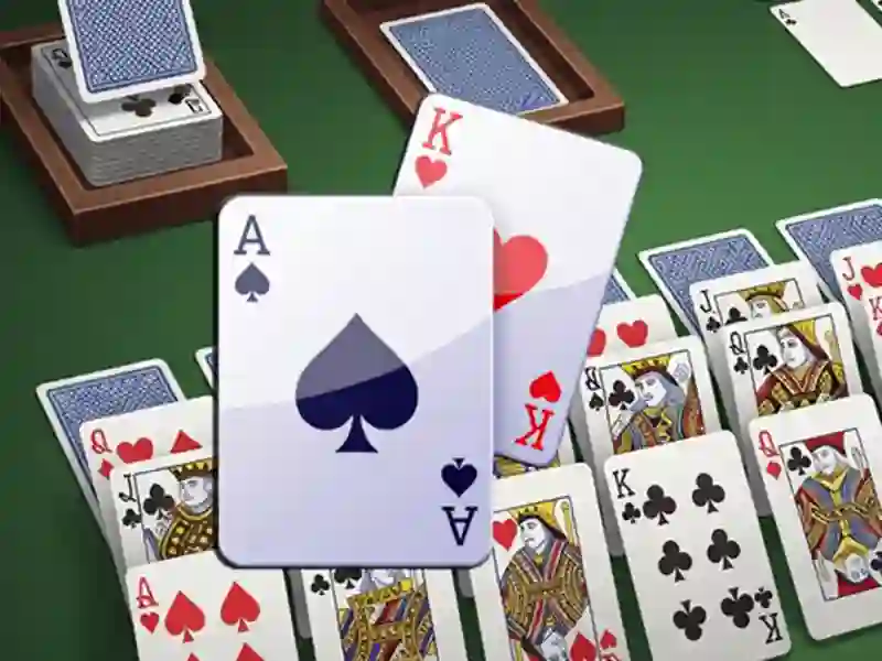 Permainan Kad solitaire double klondike talian