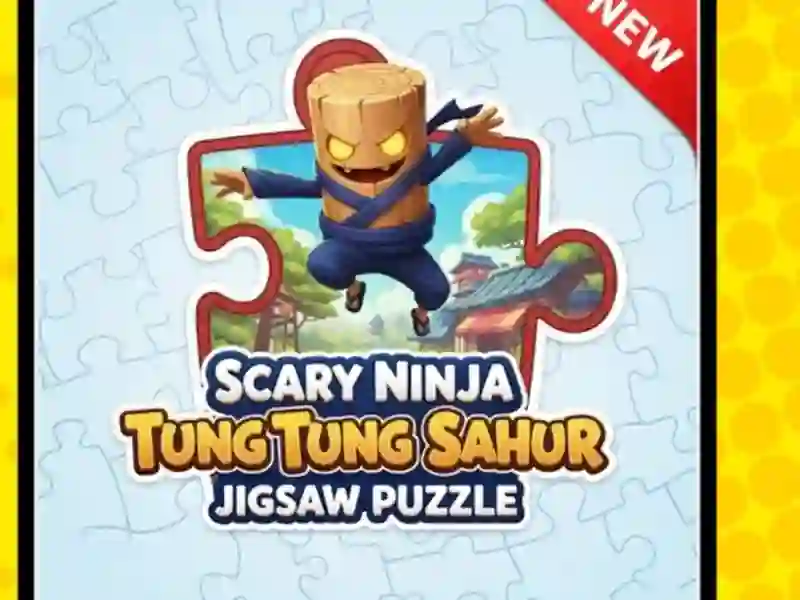 Permainan Teka-teki Jigsaw Ninja Tung Sahur Scary Ninja Tung Sahur talian