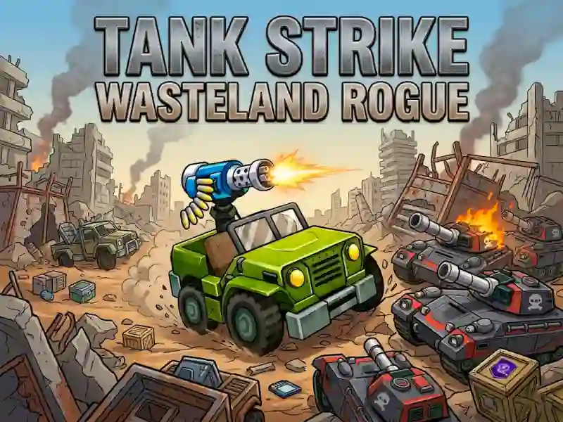 Permainan Tank Strike Wasteland Rogue talian