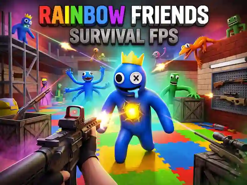 Permainan Rainbow Friends Survival FPS talian