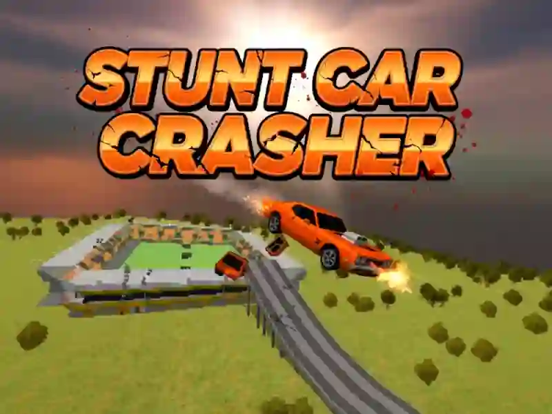 Permainan Stunt Car Crasher talian